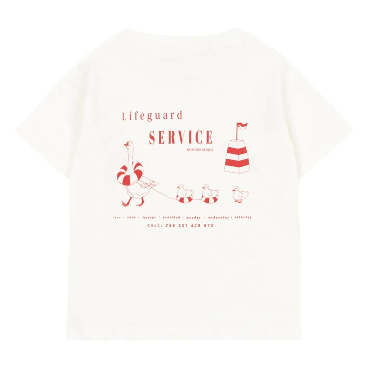 Konges Sløjd - Era Duck Organic Cotton T-Shirt | White