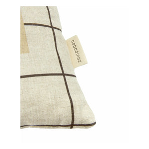 Nobodinosis - Maison Vibes rectangular pillow - French linen | Ecru