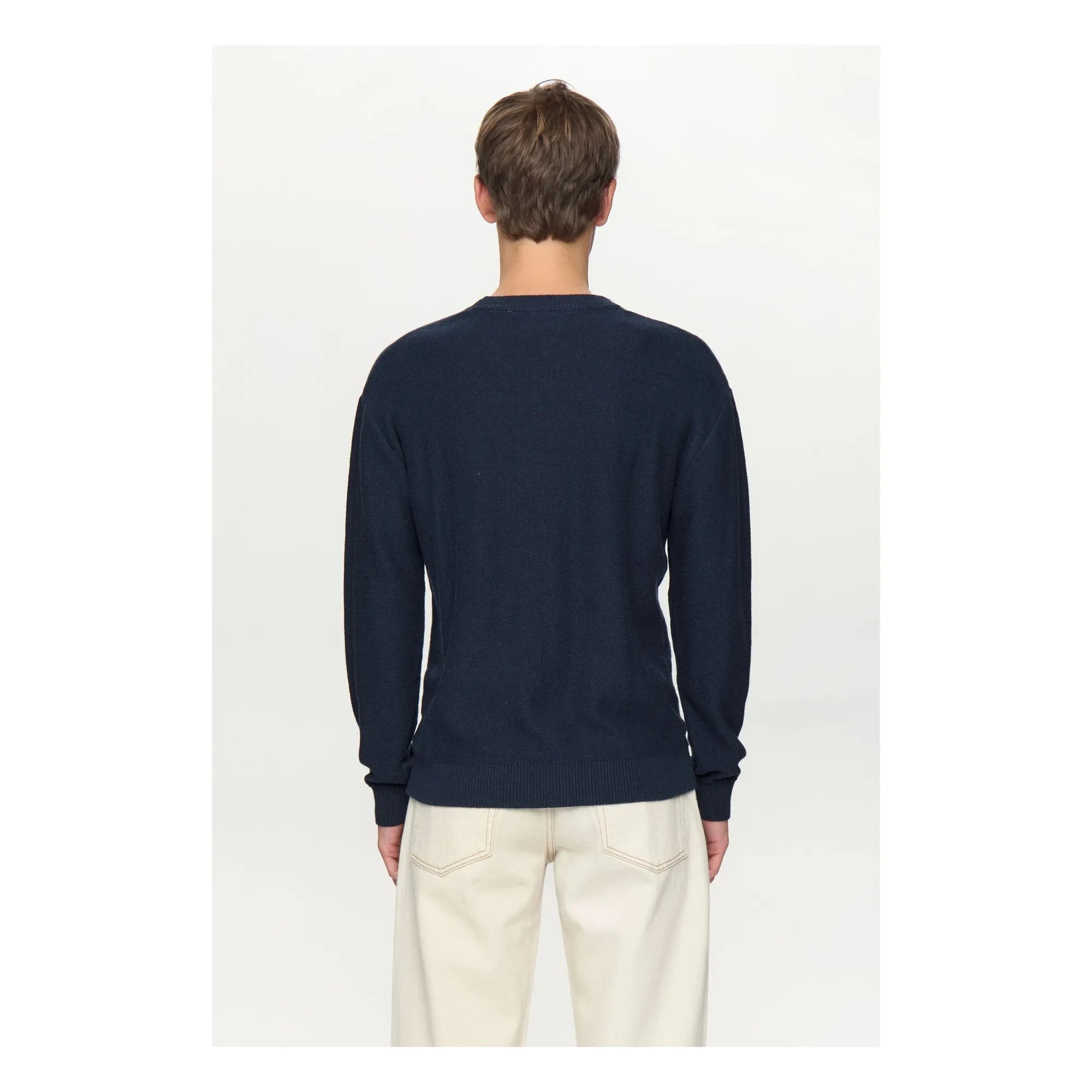 Anerkjendt - Akebbe Cotton Sweater | Dark Blue