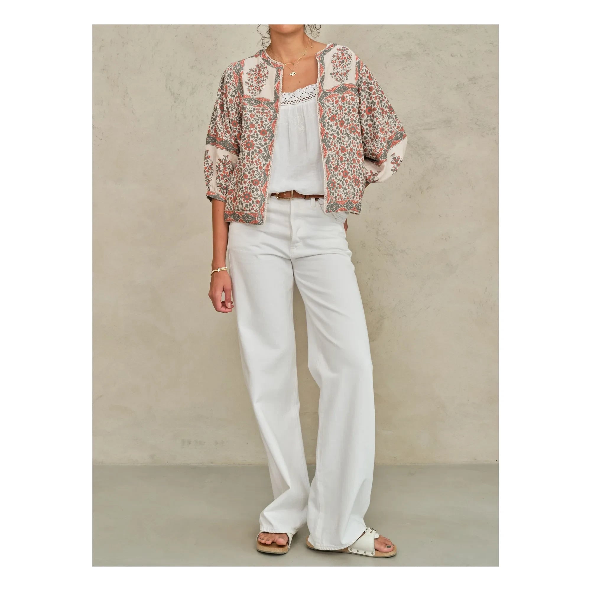 M.A.B.E. - Della Cotton Jacket | Rust