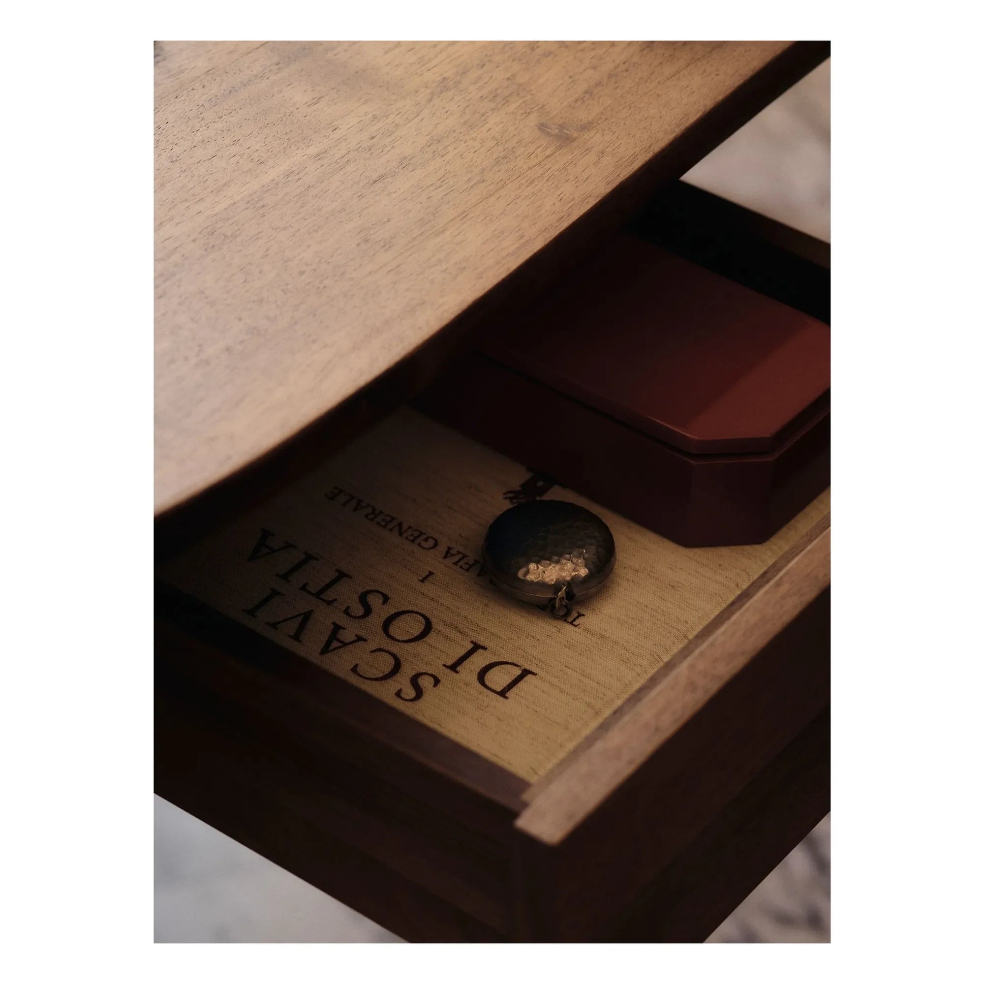 Ferm Living - FSC Fève Wooden Console | Walnut