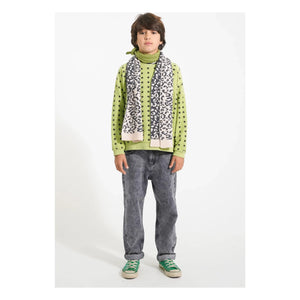 Piupiuchick - Ribbed Star Sweatshirt Organic Cotton | Green