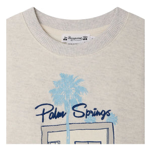 Bonpoint - Tonino organik pamuklu sweatshirt | Gri melanj