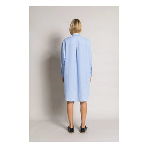 Smallable Woman - Lydie Striped Shirt Dress | Light Blue