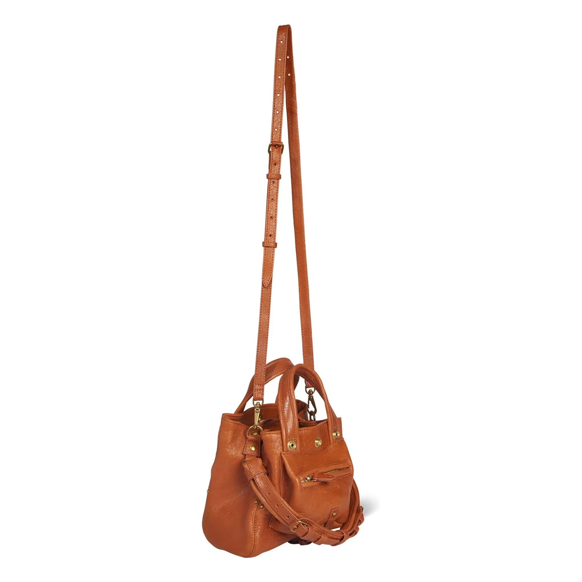 Jérôme Dreyfuss - Billy Nano Sheepskin Bag | Cognac