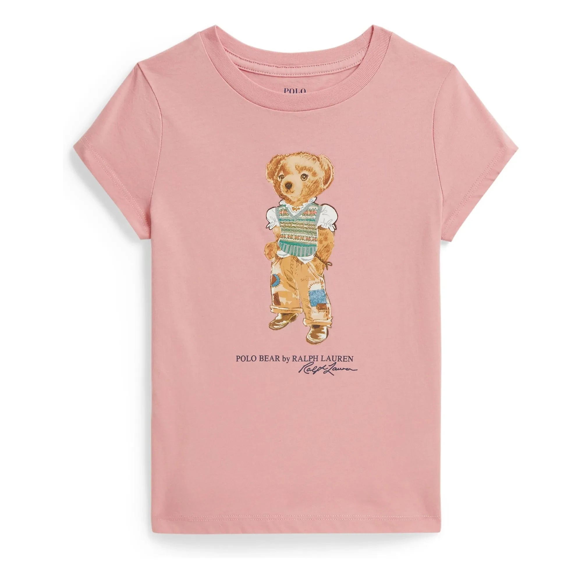 Ralph Lauren - Bear Jersey T-shirt | Pudra pembesi