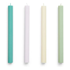 Hay - Altıgen Pastel mumlar - 4'lü Set | Pastel