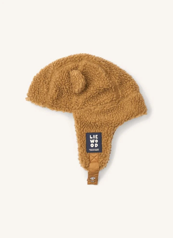 Liewood - Sherpa Style Chapka Bravo Recycled Fibers | Caramel