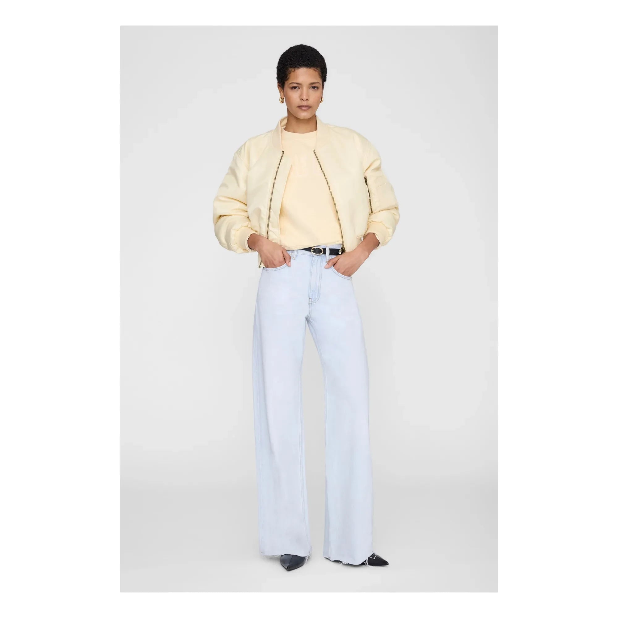 Anine Bing - Harry sweatshirt | Soluk sarı