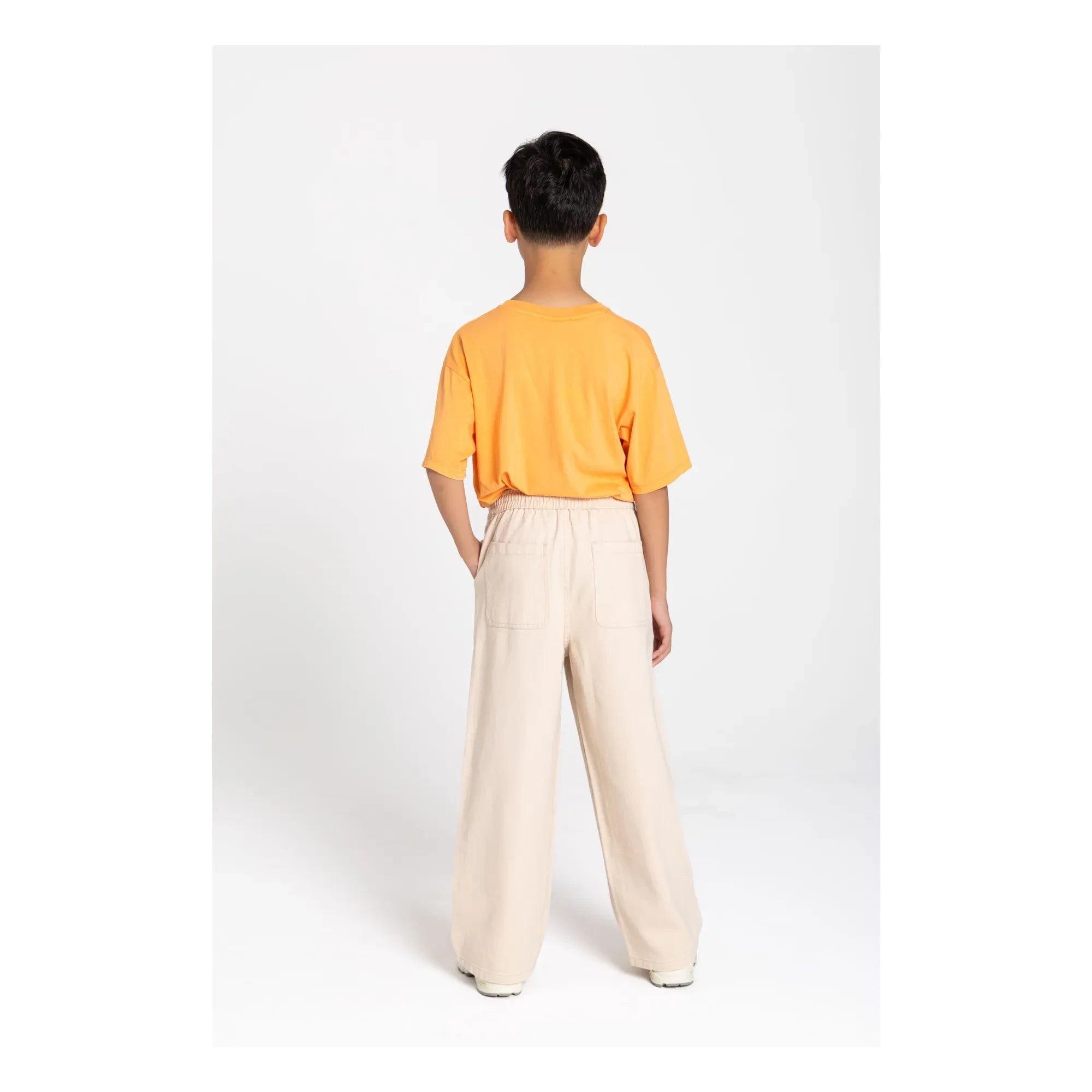 Smallable Kid - Burt Wide-Leg Trousers | Cream