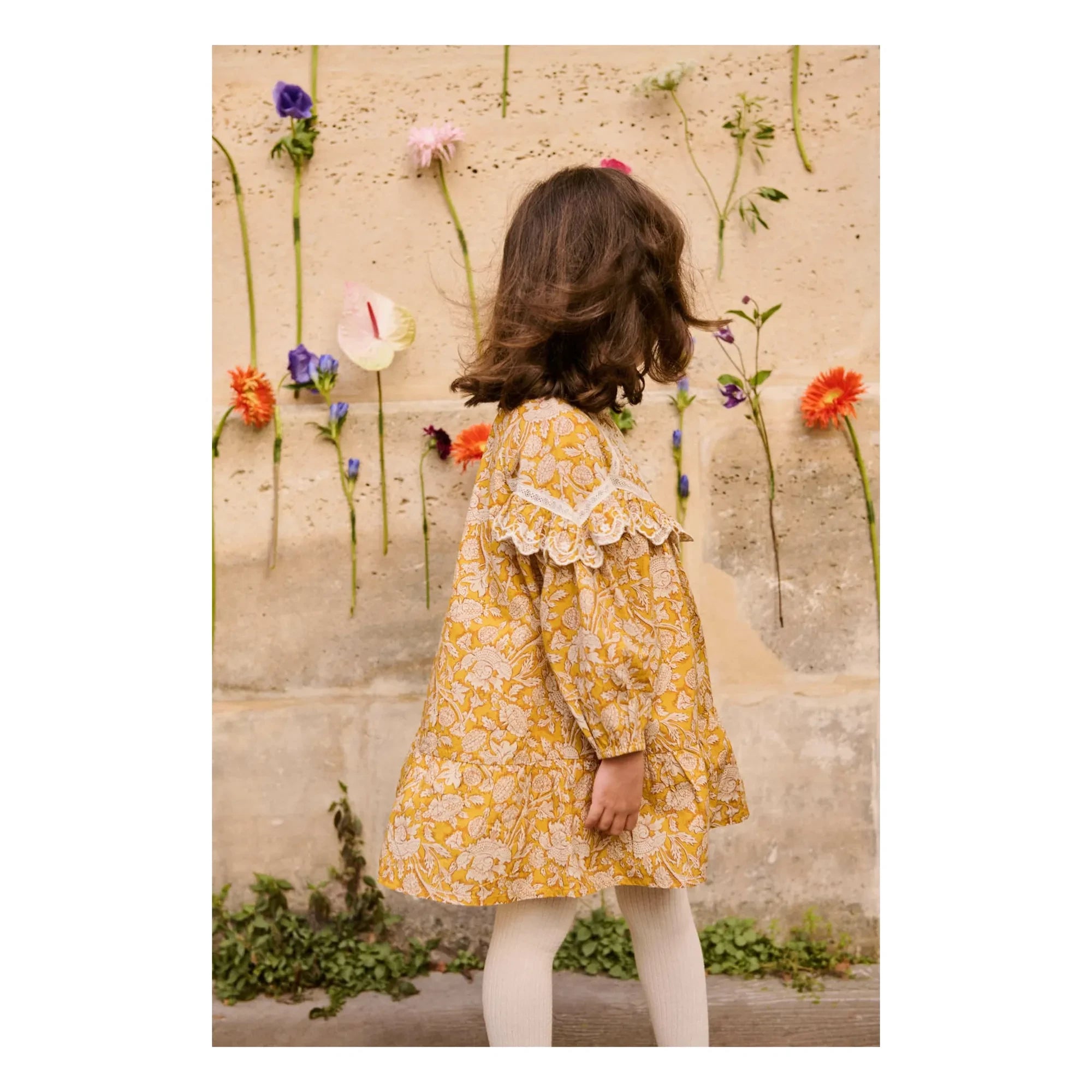 Louise Misha - Orana Fleurie Organic Cotton Dress | Honey