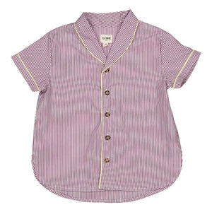 Loir - Striped Paco Shirt | Purple