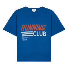 We Are Kids - Dylan Running Club Organic Cotton T-Shirt | Dark Blue