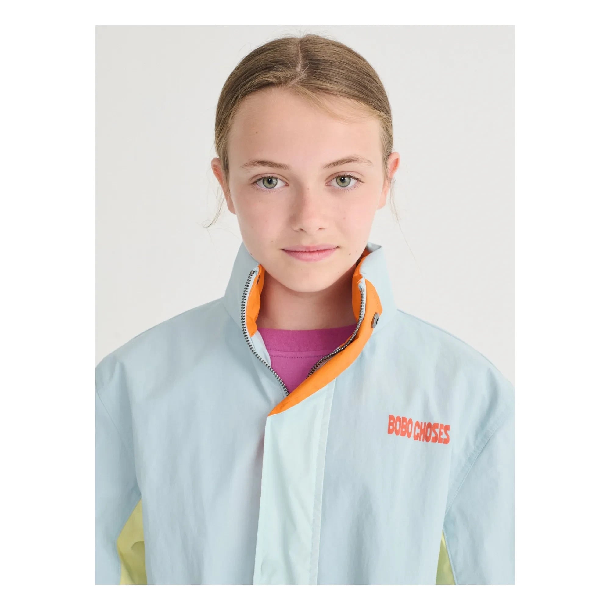 Bobo Choses - Recycled Fiber Waterproof Coat | Light Blue
