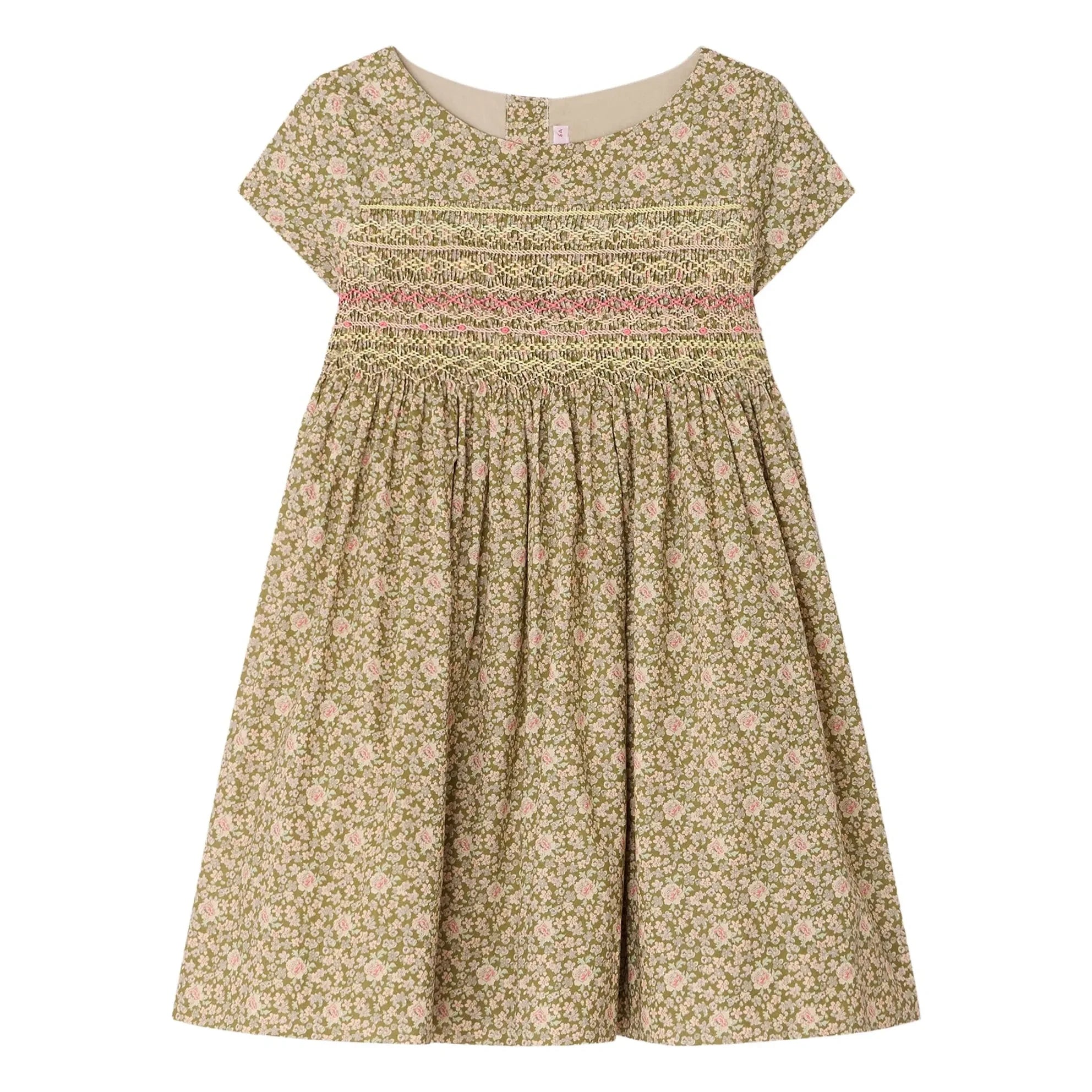 Bonpoint - Duchesse Liberty Organic Cotton Dress | Green