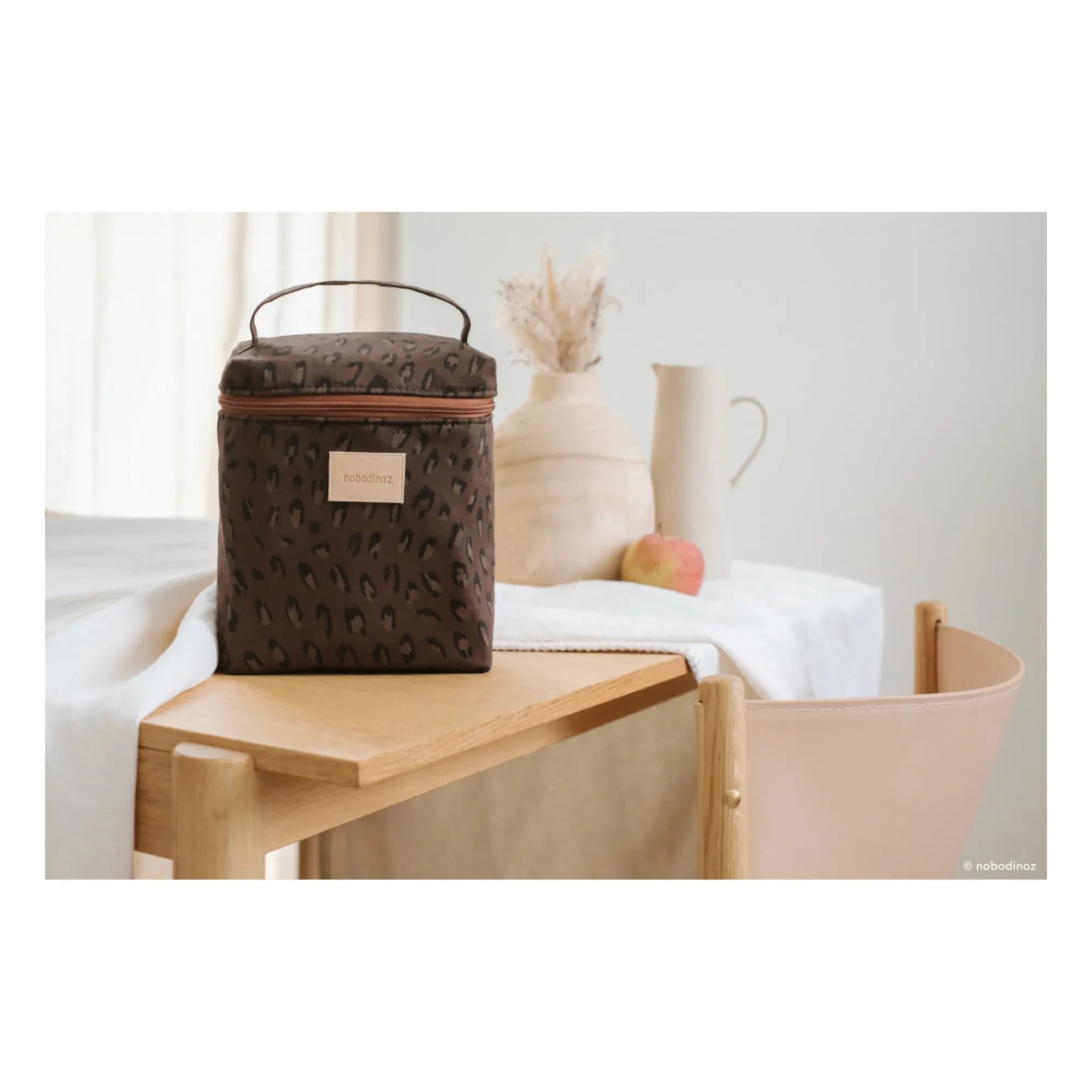 Nobodinoz - Hyde Park Lunch Bag | Leopard