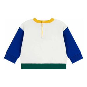 Petit Bateau - Color Blocked Sweatshirt | Ecru