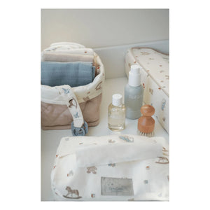 Cam Cam - Vintage Toy Storage Baskets - 2-Piece Set | Beige