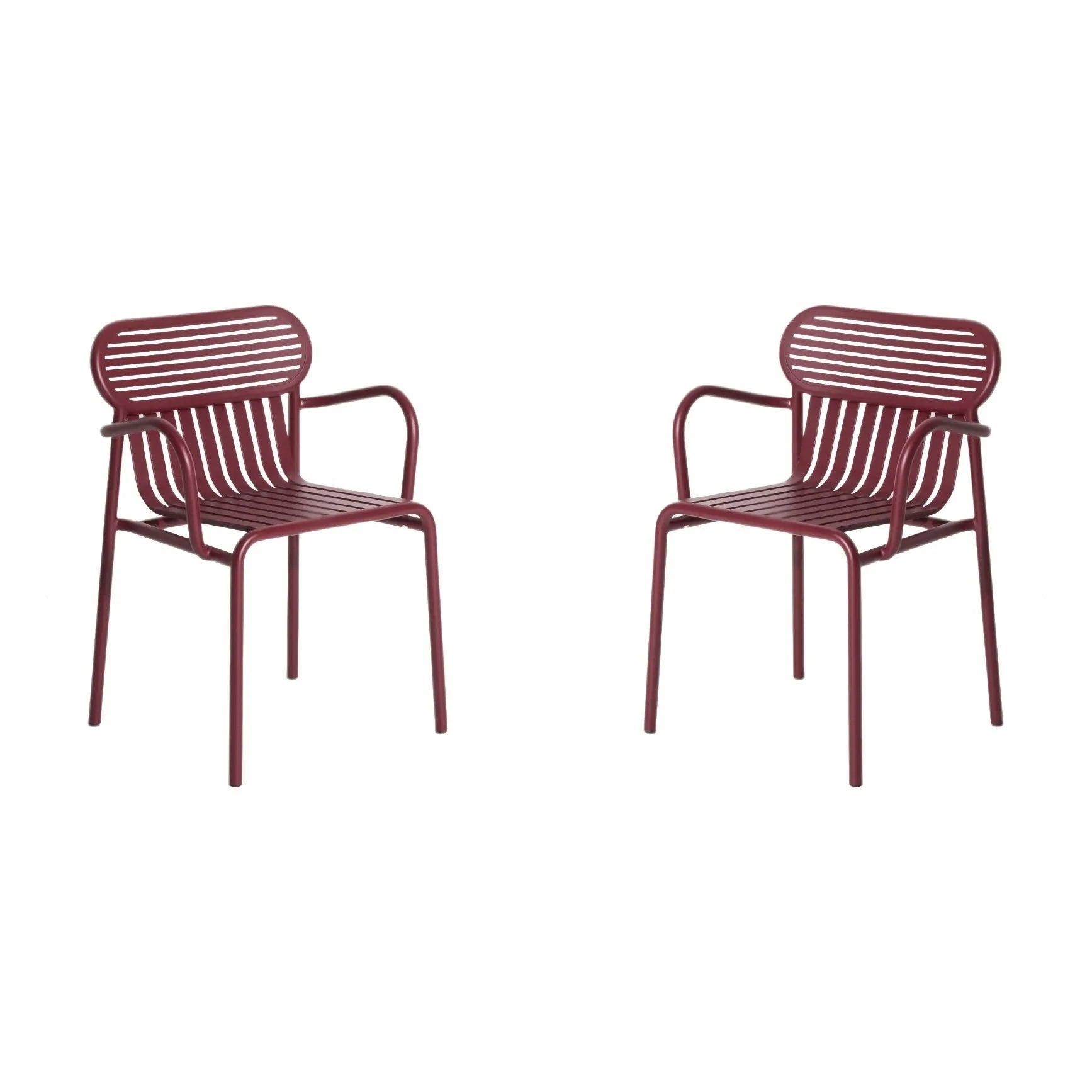 Petite Friture - Short-Sleeved Weekend Sandals - Set of 2 | Burgundy