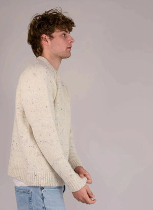 Origin Knitwear - Raglan Thick Wool Sweater | Ecru