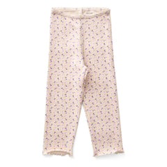 Soor Ploom - Organic Cotton Floral Pattern Capri Leggings | Dusty Pink