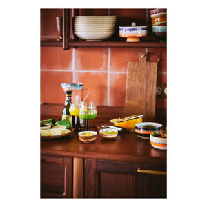 HKliving - Stone Ceramic Bowl - Set of 4