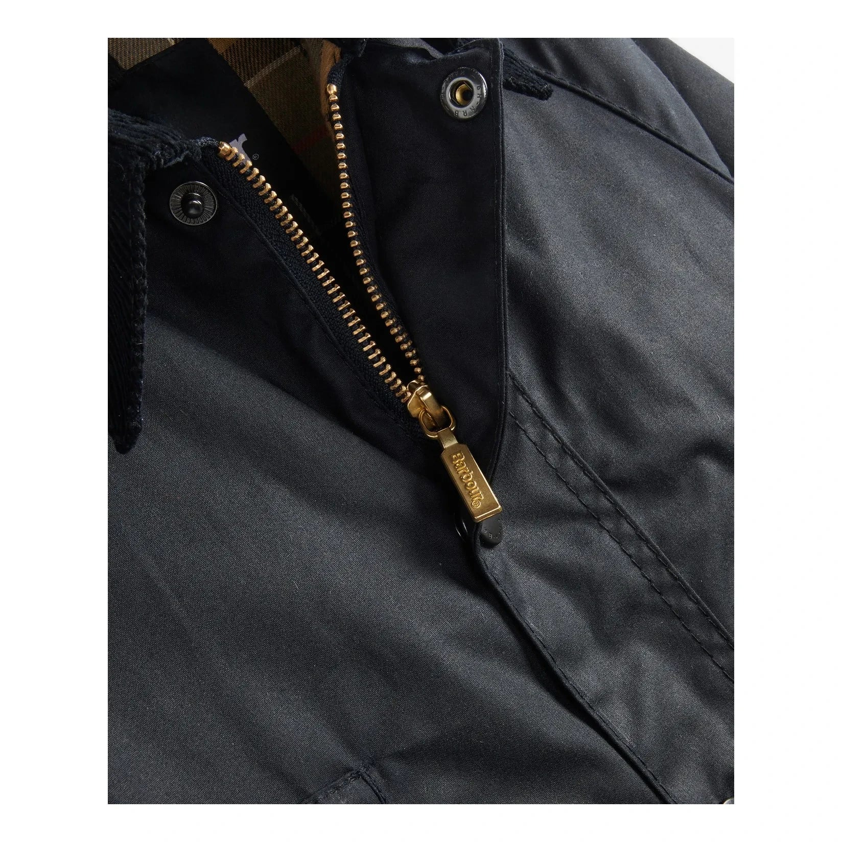 Barbour - Geri Dönüştürülmüş Liflerden Üretilmiş Bedale Mumlu Ceket | Lacivert