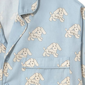 Tinycottons - Light Blue Dog Pajamas
