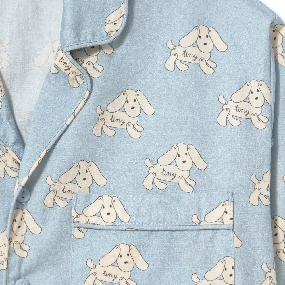Tinycottons - Light Blue Dog Pajamas