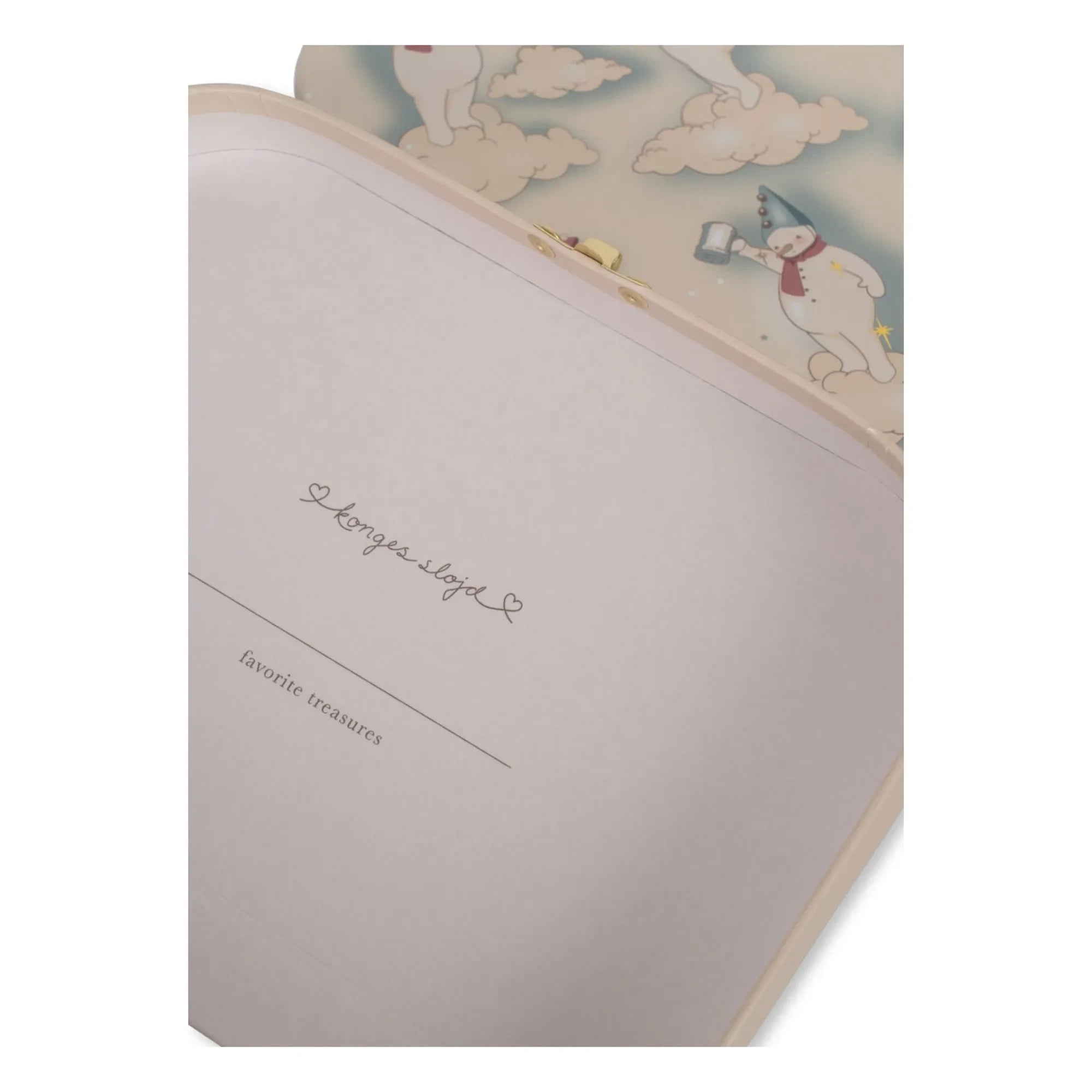 Konges Sløjd - Snowfall small cardboard suitcases - Set of 2 | Beige