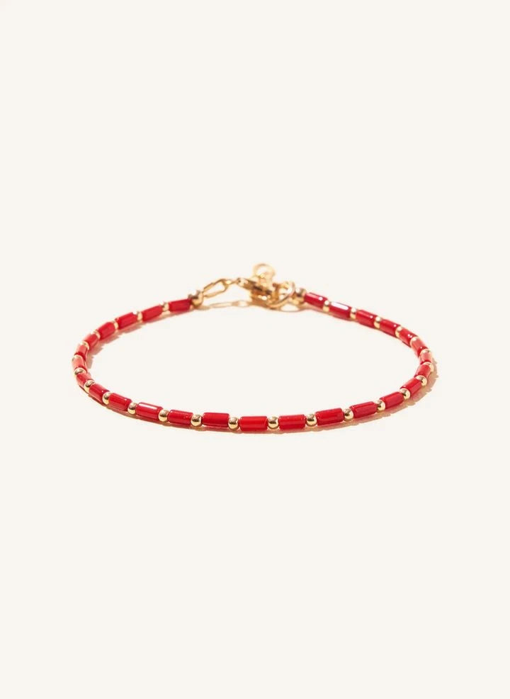 Camille Colette Studio - Main Bracelet | Red