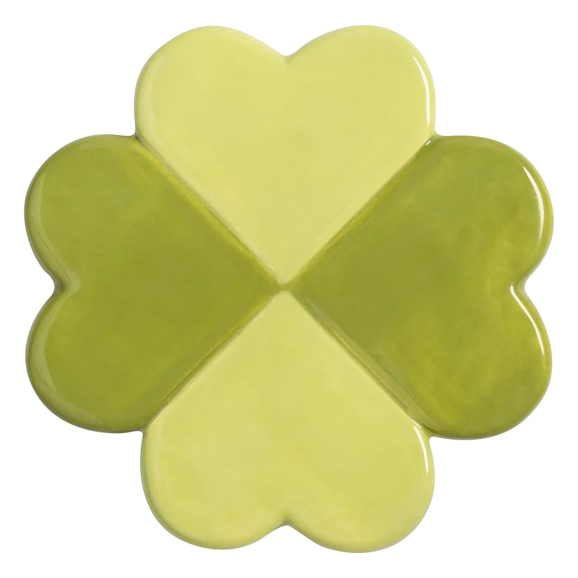 &Klevering - Lucky Clover Coasters - Set of 4 | Green