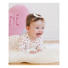 Quincy Mae - Bamboo Heart Pajamas | Ivory