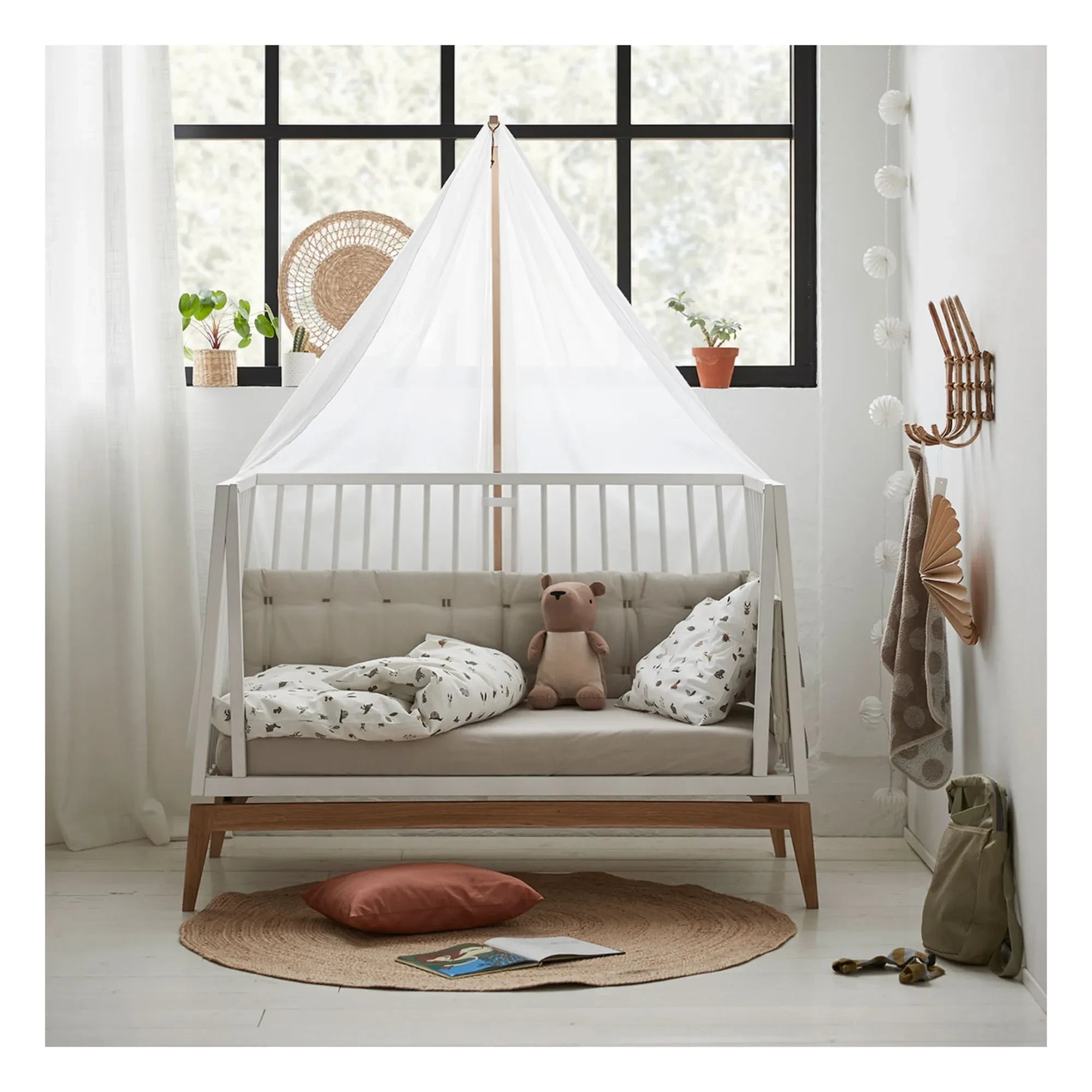 Leander - Luna Crib Conversion Set - 60 x 120 cm | White