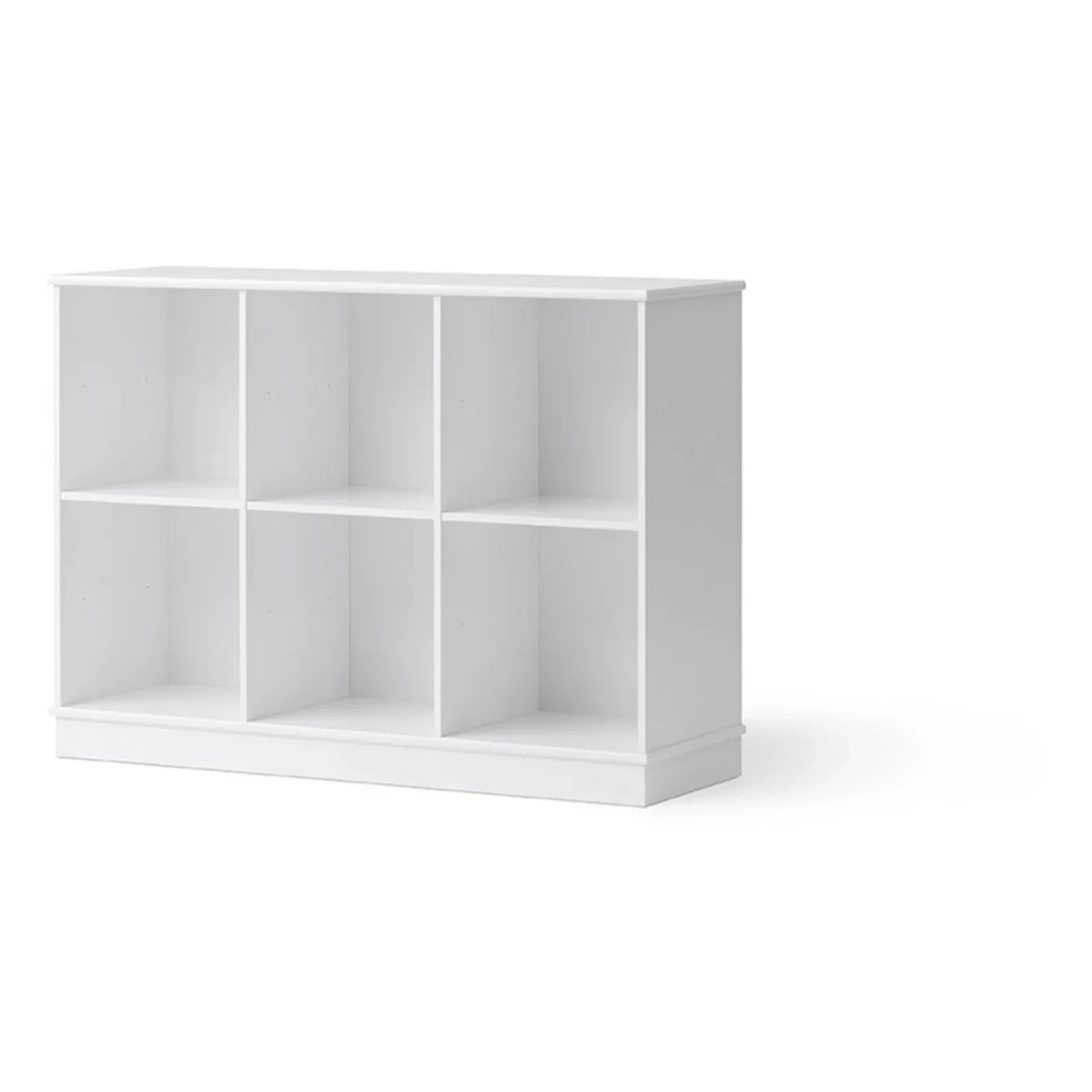 Oliver Furniture - 3x2 Tabanlı Ahşap Raf | Beyaz