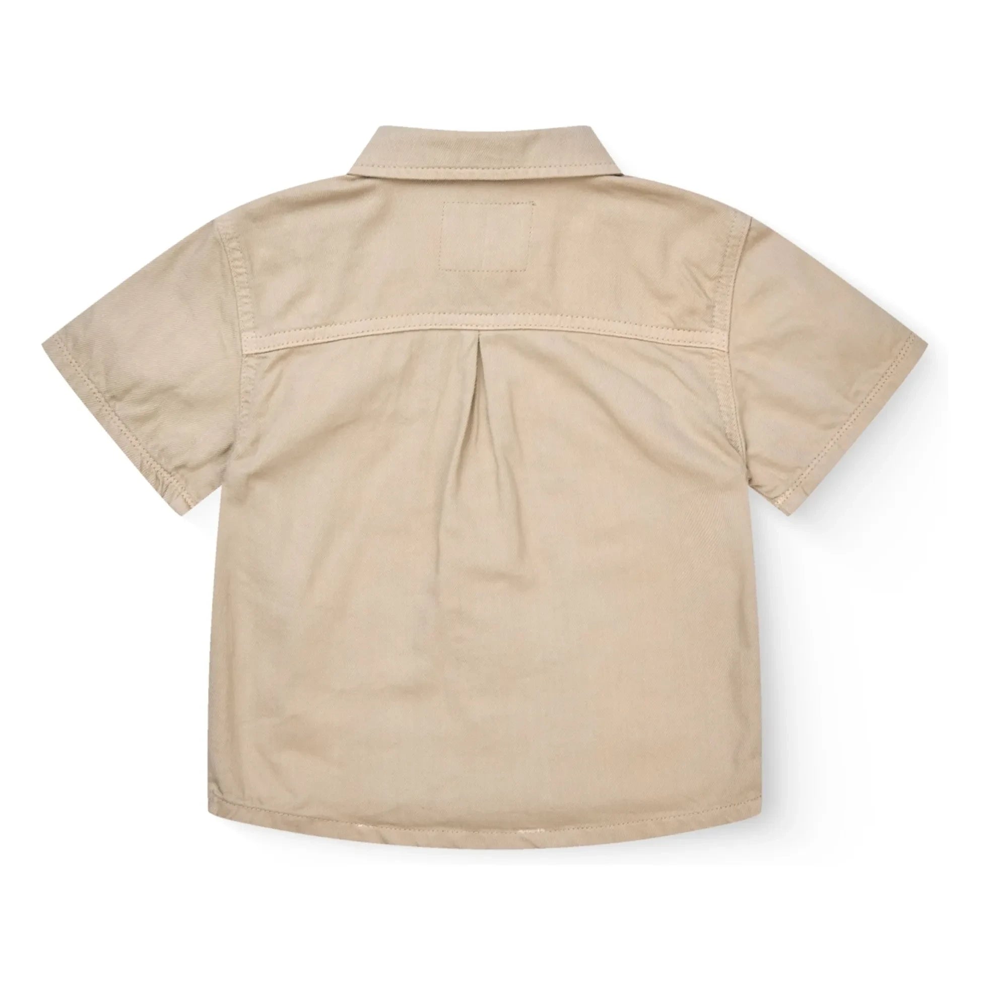 Copenhagen Colors - Organic Cotton Twill Safari Shirt | Beige
