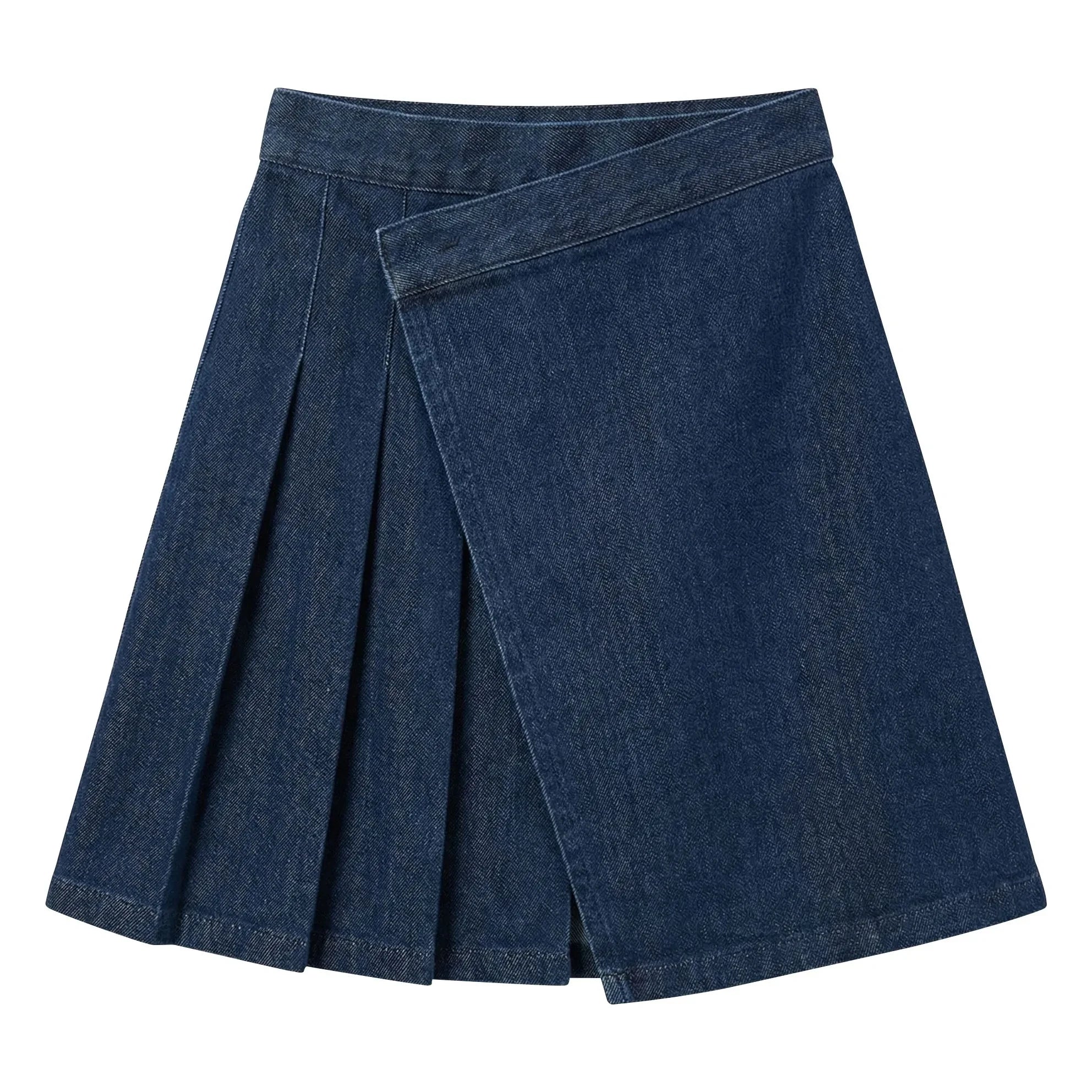 Finger in the nose - Sterling Asimetrik Kot Etek | Denim brut