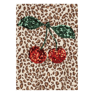 Konges Sløjd - Juno Leopard Sequin Bomber Jacket | Brown