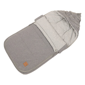 Kaiser - Cotton Jersey Footed Pajamas | Charcoal Gray