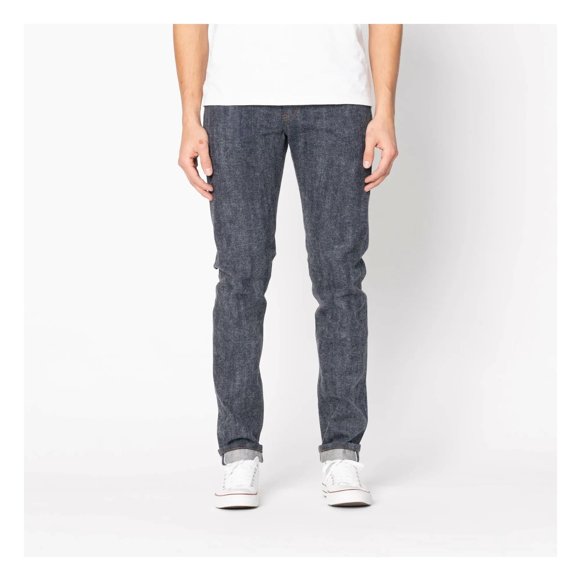 Naked & Famous - Super Guy Max Brush Selvedge Jeans | Indigo