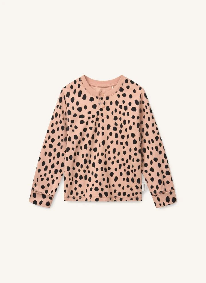 Liewood - Wilhelm Leopard Organic Cotton Pajamas | Pink