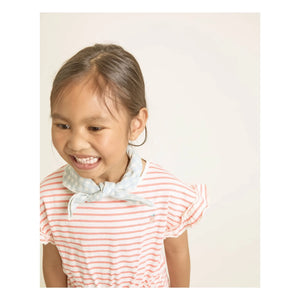 Búho - Striped Knit Dress with Strawberry Organic Cotton | Pink