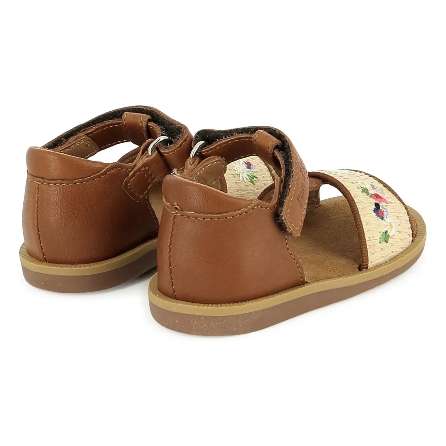 Pom d'Api - Air Natur Fleurs sandals | Cannelle