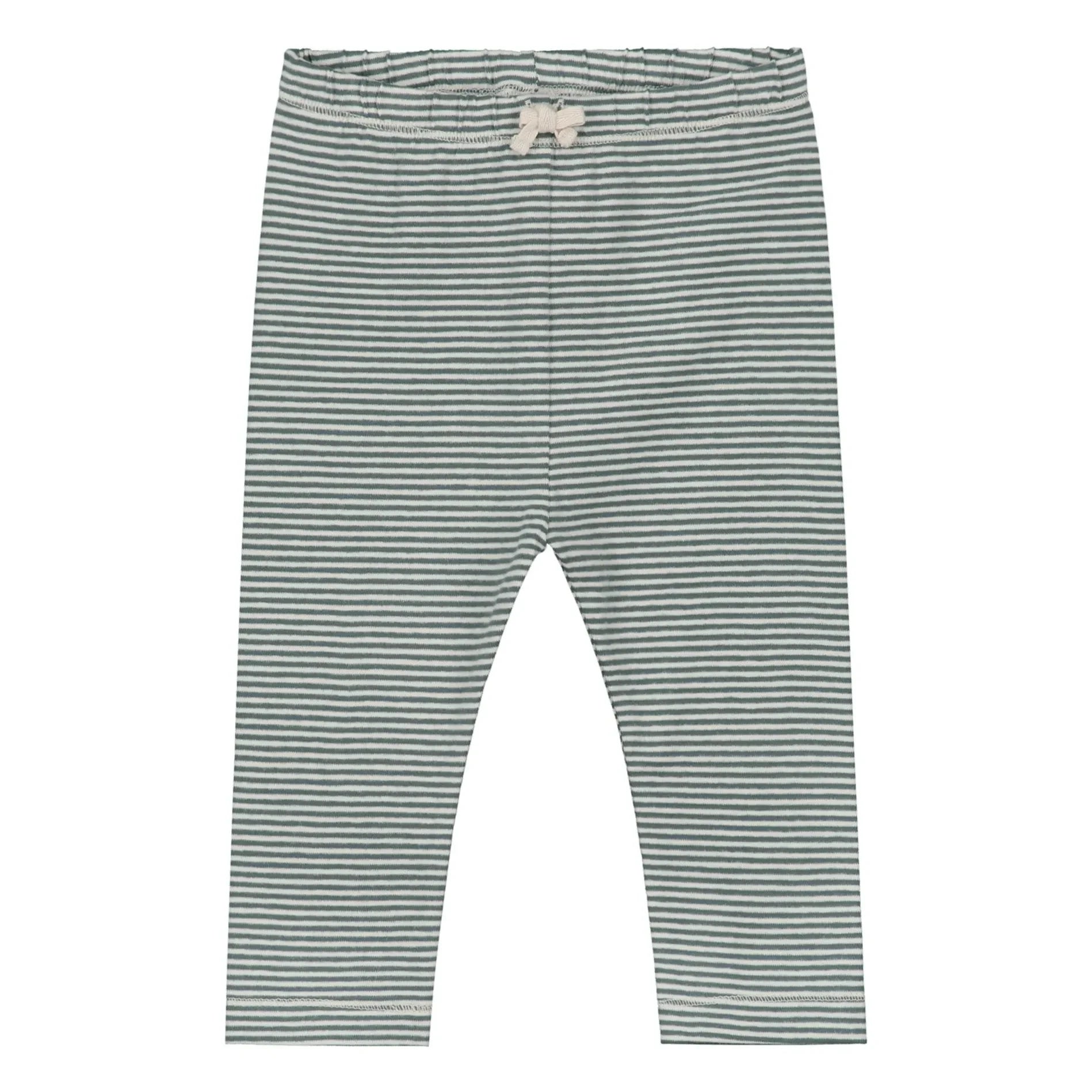 Gray Label - Çizgili Mini Tayt Organik Pamuk | Gri mavi