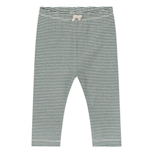 Gray Label - Çizgili Mini Tayt Organik Pamuk | Gri mavi