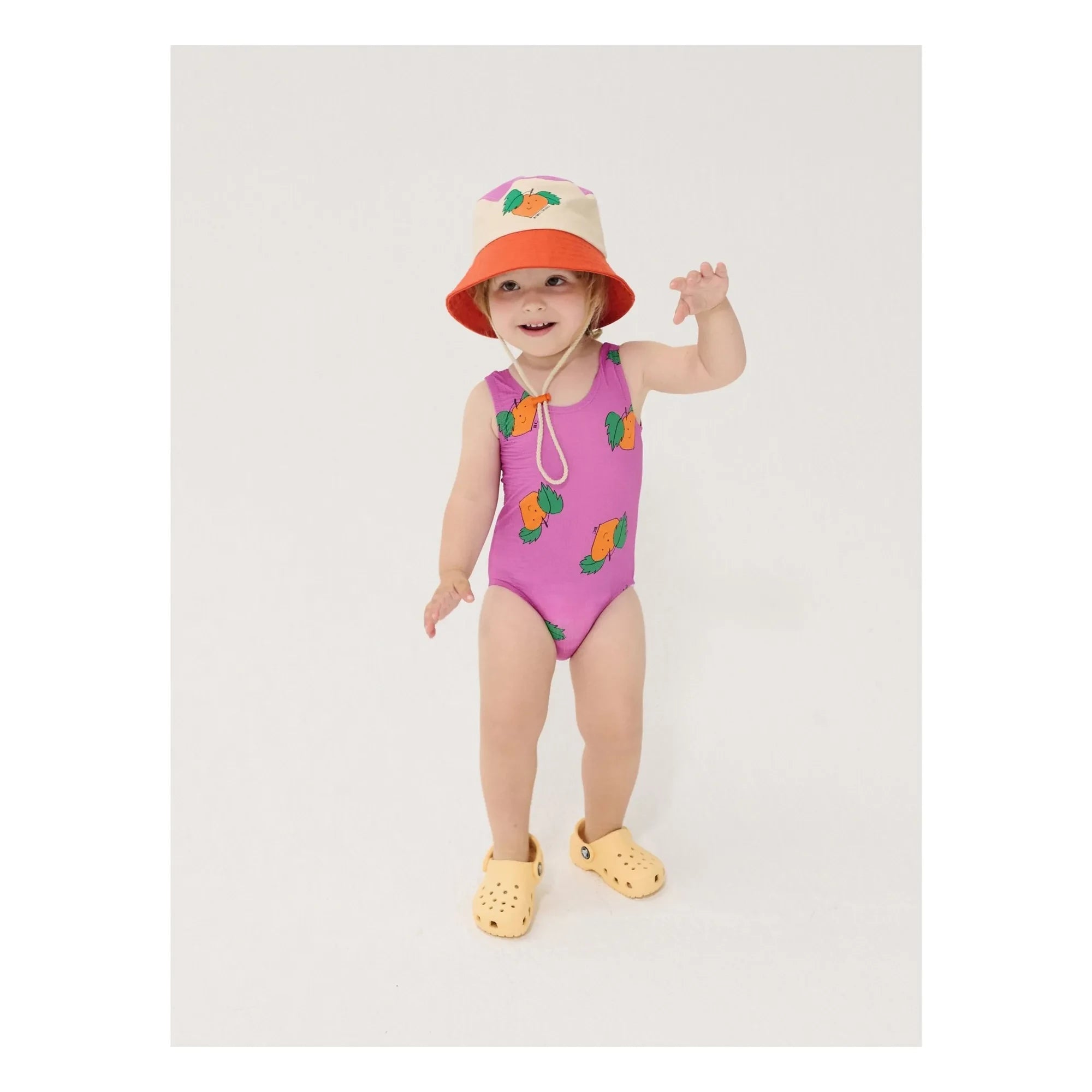 Bobo Choses - Orange Recycled Fiber Baby Swimsuit | Purple