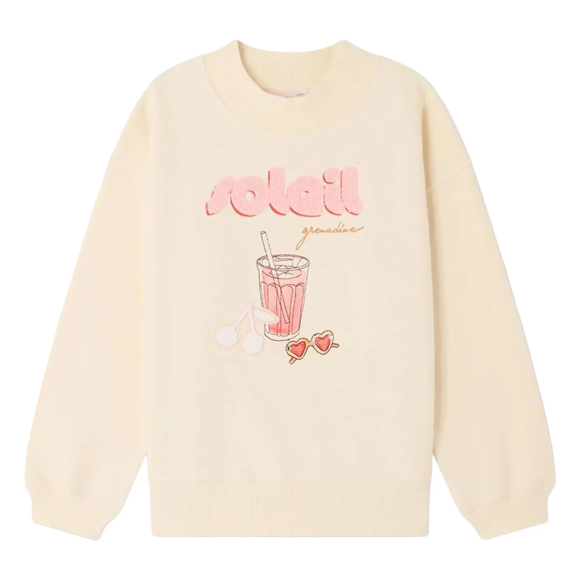 Bonpoint - Lika Soleil organik pamuklu sweatshirt | Ecru