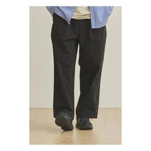 Kappy - Two Tuck Wide Pants | Black