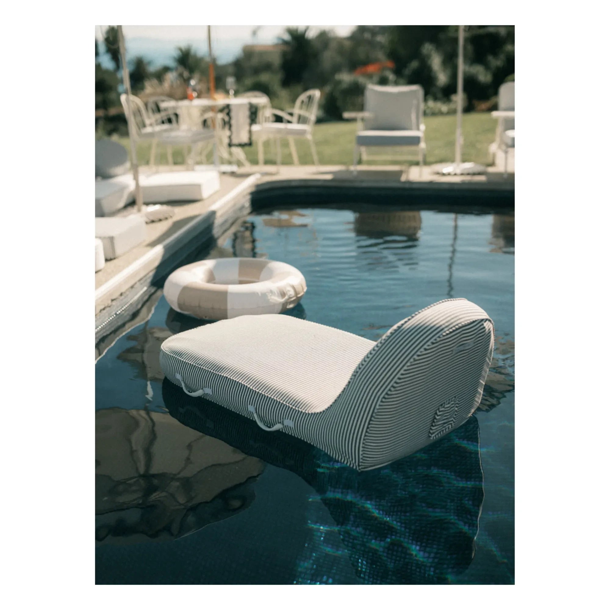 Business & Pleasure Co. - Floating Pool Mattress | Navy Blue