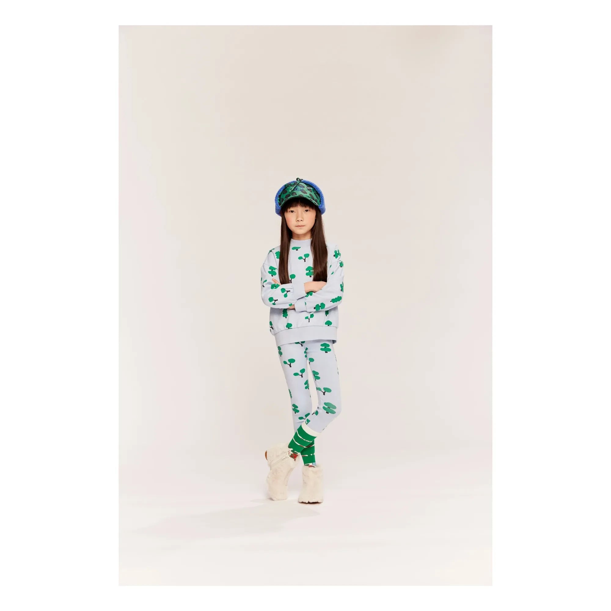 Wynken - Legging Lento Trees | Açık mavi